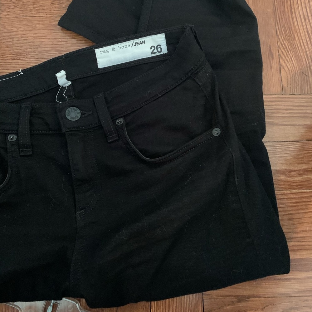 rag & bone skinny black jean
